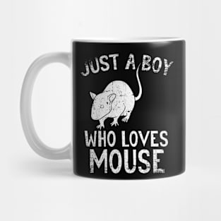 Just A Boy Who Loves Mouse Mug